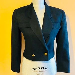 Jones New York Petite Crop Blazer/Jacket
